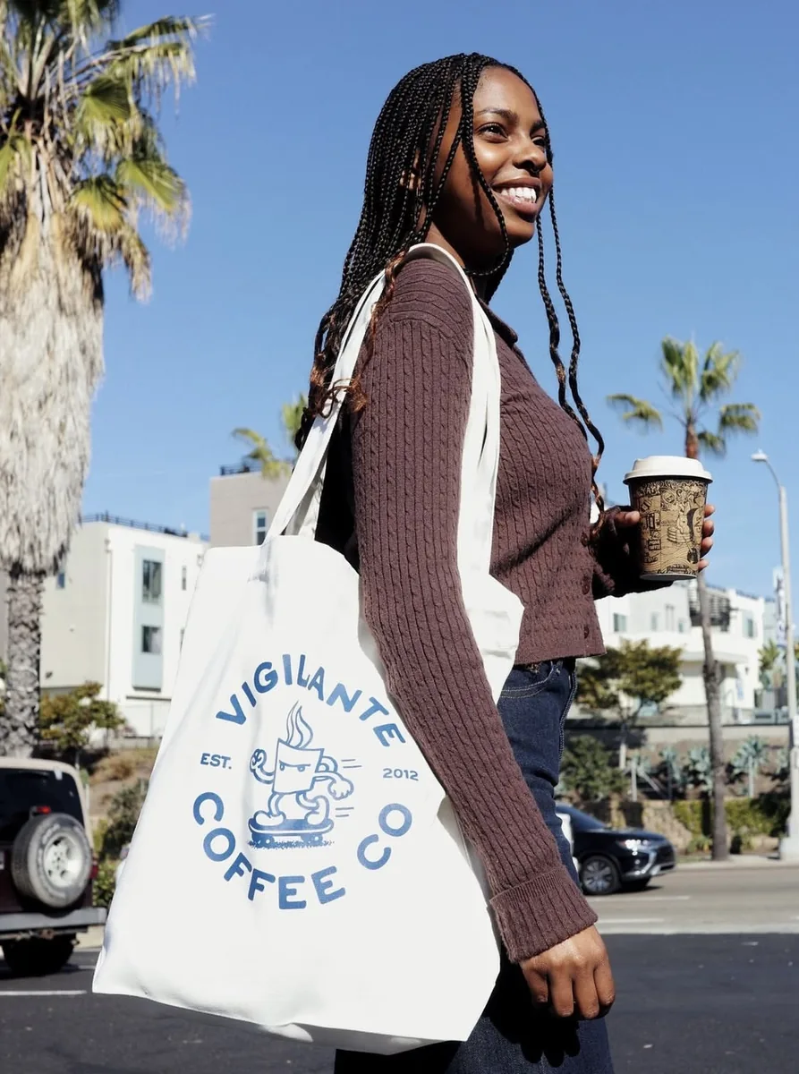 Vigilante Coffee tote